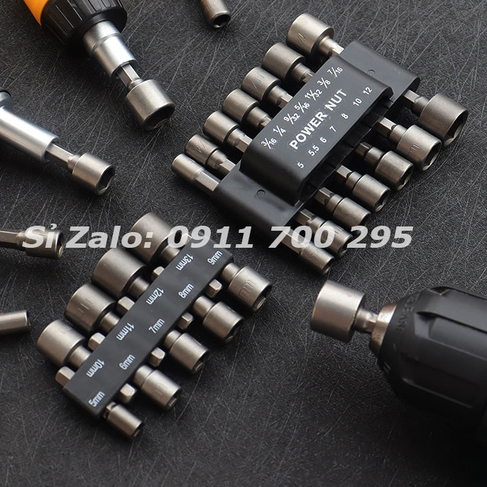 BÁN SỈ BỘ 9 & 14 ĐẦU KHẨU VẶN ỐC BULONG