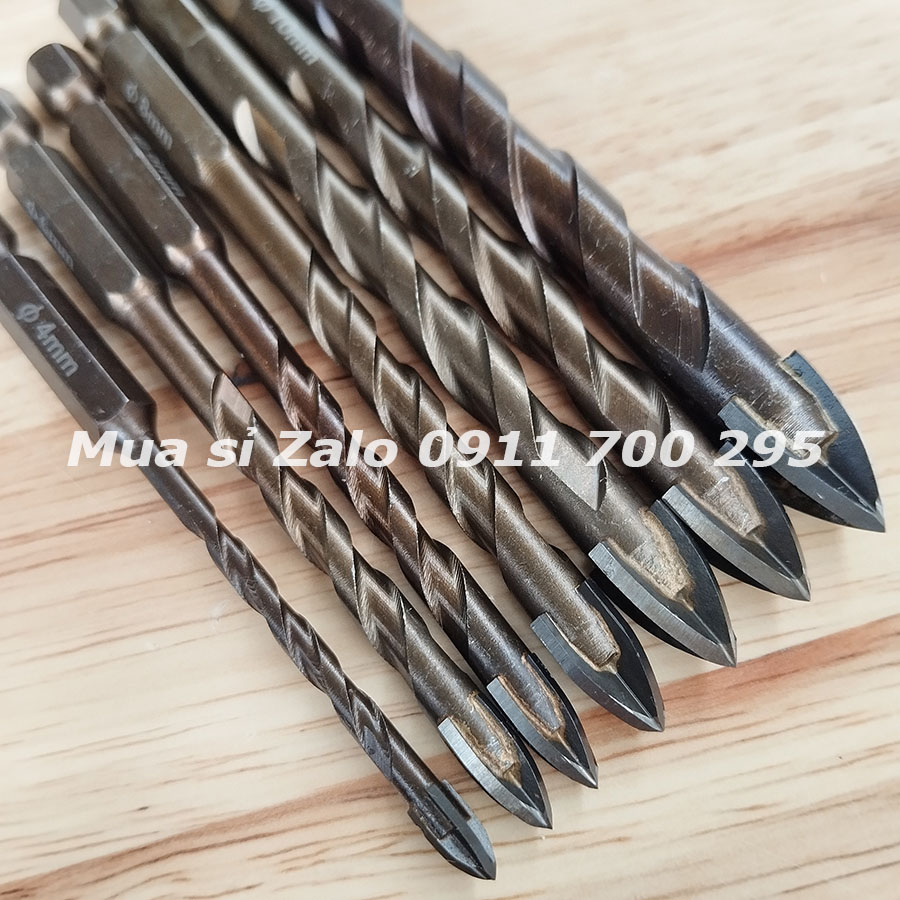 BÁN SỈ MŨI KHOAN ĐA NĂNG 4 CẠNH CHUÔI LỤC GIÁC